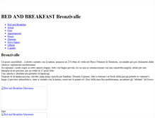 Tablet Screenshot of bed-and-breakfast.bronzivalle.it